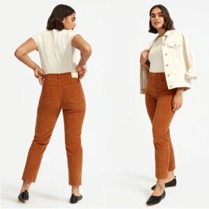 Everelane Baby Cord Cheeky Corduroy Pants Acorn Brown Size 26